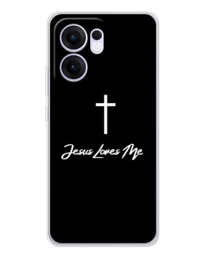 Чехол для OPPO A5x 5G с картинкой «Иисус любит тебя»