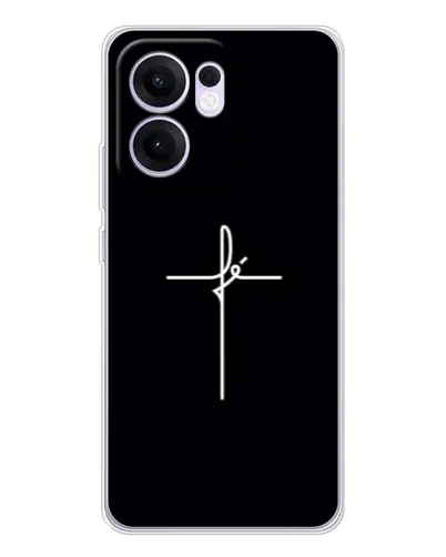 Чехол для OPPO A5x 5G с картинкой «Тонкий крест» Чехол для OPPO A5x 5G с картинкой «Тонкий крест»