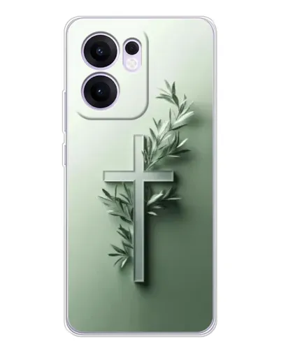 Чехол для OPPO A5x 5G с картинкой «Оливковая ветвь» Чехол для OPPO A5x 5G с картинкой «Оливковая ветвь»