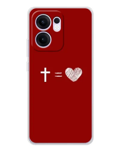 Чехол для OPPO A5x 5G с картинкой «Уравнение любви» Чехол для OPPO A5x 5G с картинкой «Уравнение любви»