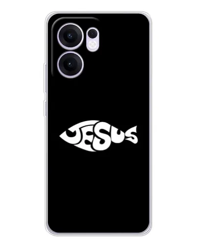 Чехол для OPPO A5x 5G с картинкой «Рыба Jesus» Чехол для OPPO A5x 5G с картинкой «Рыба Jesus»
