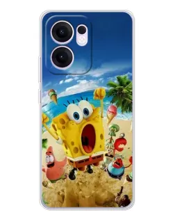 Чехол для OPPO A5x 5G с картинкой «Развлечения на пляже»