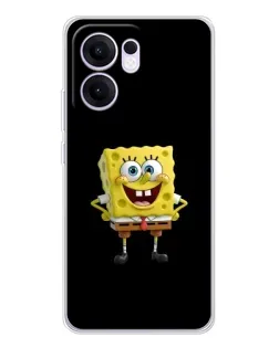 Чехол для OPPO A5x 5G с картинкой «Классический Губка Боб»