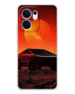 Чехол для OPPO A5x 5G с картинкой «Cybertruck на Марсе» Чехол для OPPO A5x 5G с картинкой «Cybertruck на Марсе»