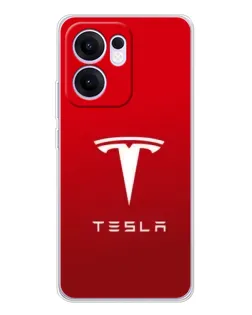 Чехол для OPPO A5x 5G с картинкой «Tesla Red Classic» Чехол для OPPO A5x 5G с картинкой «Tesla Red Classic»