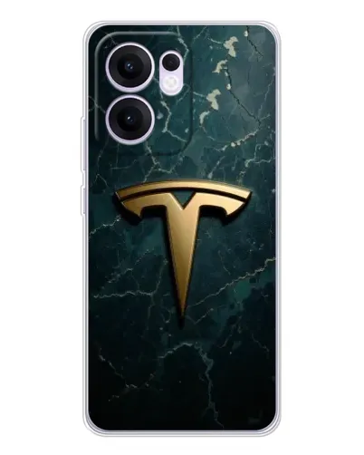 Чехол для OPPO A5x 5G с картинкой «Мраморная Tesla Gold» Чехол для OPPO A5x 5G с картинкой «Мраморная Tesla Gold»