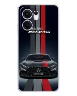 Чохол для OPPO A5x 5G з картинкою «Mercedes — білий карбон» Чохол для OPPO A5x 5G з картинкою «Mercedes — білий карбон»