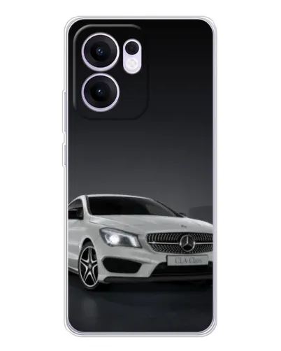 Чехол для OPPO A5x 5G с картинкой «Mercedes AMG GT Silver»