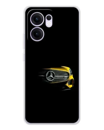 Чехол для OPPO A5x 5G с картинкой «Mercedes — ретро стиль»
