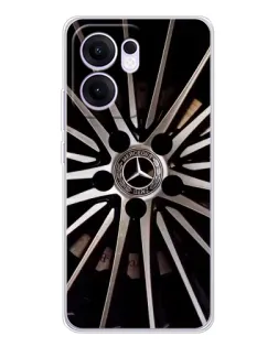 Чехол для OPPO A5x 5G с картинкой «Диск Mercedes»