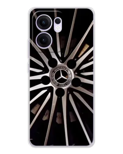 Чехол для OPPO A5x 5G с картинкой «Диск Mercedes»