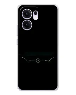 Чехол для OPPO A5x 5G с картинкой «Mercedes Stealth Look»