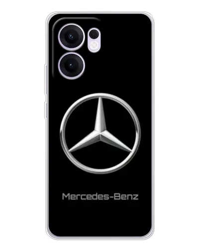 Чехол для OPPO A5x 5G с картинкой «Mercedes Silver Logo»