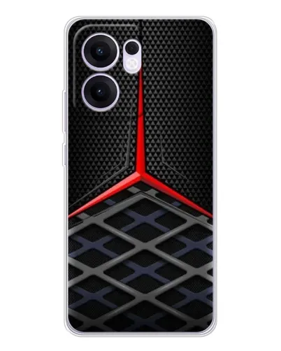 Чехол для OPPO A5x 5G с картинкой «Mercedes Carbon Grid»