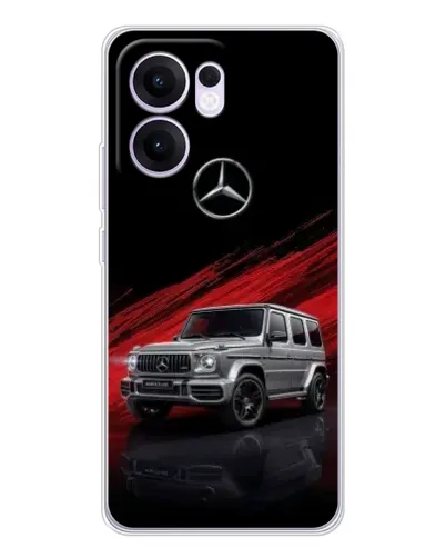 Чехол для OPPO A5x 5G с картинкой «Mercedes G-Class красный»