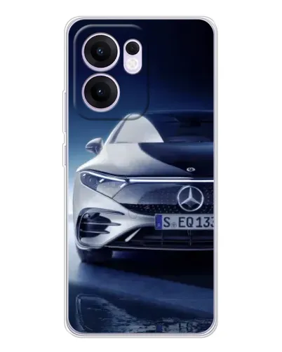 Чехол для OPPO A5x 5G с картинкой «Mercedes EQ — будущее»
