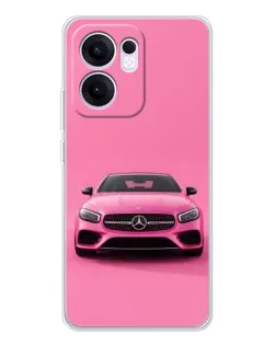 Чехол для OPPO A5x 5G с картинкой «Розовый Mercedes AMG» Чехол для OPPO A5x 5G с картинкой «Розовый Mercedes AMG»