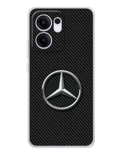 Чехол для OPPO A5x 5G с картинкой «Карбоновый Mercedes стиль» Чехол для OPPO A5x 5G с картинкой «Карбоновый Mercedes стиль»