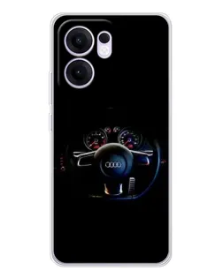 Чохол для OPPO A5x 5G з картинкою «Салон Audi — кермо» Чохол для OPPO A5x 5G з картинкою «Салон Audi — кермо»