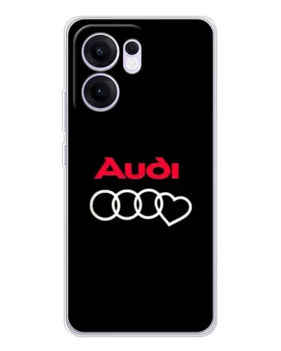 Чехол для OPPO A5x 5G с картинкой «Логотип Audi Heart» Чехол для OPPO A5x 5G с картинкой «Логотип Audi Heart»