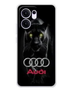 Чохол для OPPO A5x 5G з картинкою «Пантера та Audi» Чохол для OPPO A5x 5G з картинкою «Пантера та Audi»
