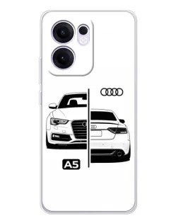 Чохол для OPPO A5x 5G з картинкою «Audi — контрастний дизайн» Чохол для OPPO A5x 5G з картинкою «Audi — контрастний дизайн»