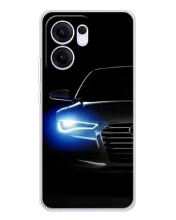 Чохол для OPPO A5x 5G з картинкою «Неоновий погляд Audi» Чохол для OPPO A5x 5G з картинкою «Неоновий погляд Audi»