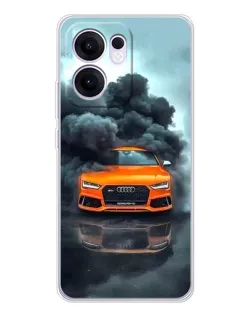 Чохол для OPPO A5x 5G з картинкою «Audi у хмарах диму» Чохол для OPPO A5x 5G з картинкою «Audi у хмарах диму»