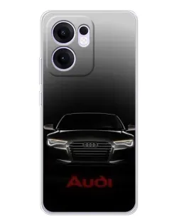 Чохол для OPPO A5x 5G з картинкою «Audi — градієнтний контур» Чохол для OPPO A5x 5G з картинкою «Audi — градієнтний контур»