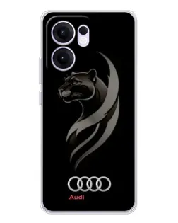 Чохол для OPPO A5x 5G з картинкою «Графіка — пантера та Audi» Чохол для OPPO A5x 5G з картинкою «Графіка — пантера та Audi»
