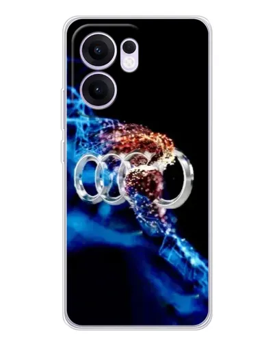 Чехол для OPPO A5x 5G с картинкой «Энергия лого Audi» Чехол для OPPO A5x 5G с картинкой «Энергия лого Audi»