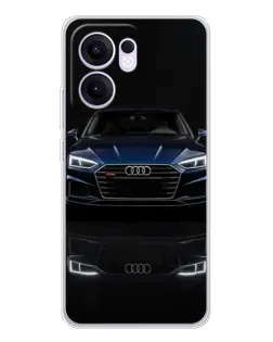 Чохол для OPPO A5x 5G з картинкою «Audi — нічне відображення» Чохол для OPPO A5x 5G з картинкою «Audi — нічне відображення»