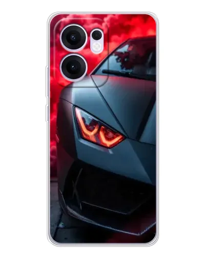 Чехол для OPPO A5x 5G с картинкой «Lamborghini красное сияние» Чехол для OPPO A5x 5G с картинкой «Lamborghini красное сияние»