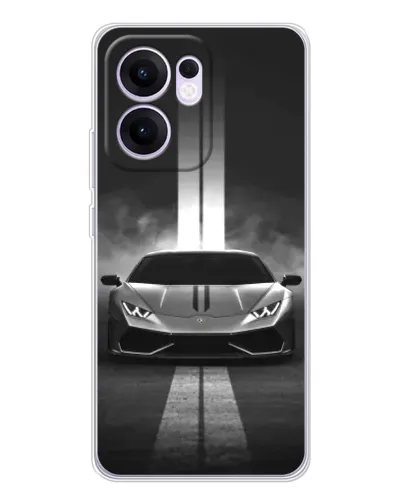 Чехол для OPPO A5x 5G с картинкой «Lamborghini симметрия дорог» Чехол для OPPO A5x 5G с картинкой «Lamborghini симметрия дорог»
