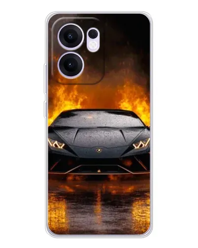 Чехол для OPPO A5x 5G с картинкой «Lamborghini в огне» Чехол для OPPO A5x 5G с картинкой «Lamborghini в огне»
