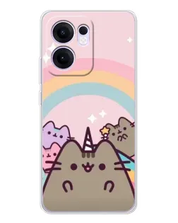 Чохол для OPPO A5x 5G з картинкою «Єдиноріг Pusheen» Чохол для OPPO A5x 5G з картинкою «Єдиноріг Pusheen»