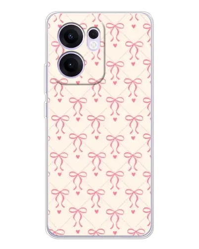 Чехол для OPPO A5x 5G с картинкой «Розовые бантики Coquette» Чехол для OPPO A5x 5G с картинкой «Розовые бантики Coquette»