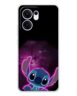Чехол для OPPO A5x 5G с картинкой «Неоновый Stitch» Чехол для OPPO A5x 5G с картинкой «Неоновый Stitch»