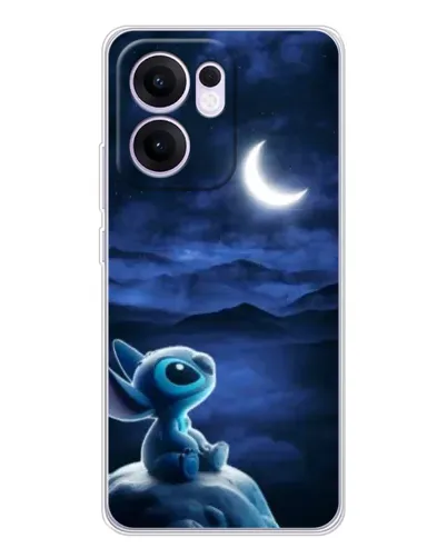 Чехол для OPPO A5x 5G с картинкой «Лунная ночь Стича»