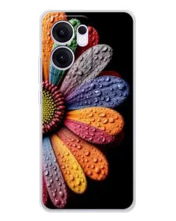 Чохол для OPPO A5x 5G з картинкою «Райдужна квітка» Чохол для OPPO A5x 5G з картинкою «Райдужна квітка»