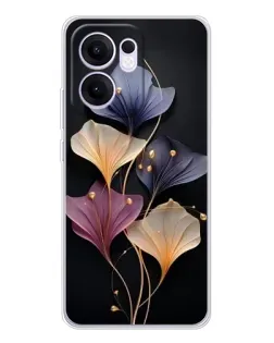 Чохол для OPPO A5x 5G з картинкою «Лілові квіти грації» Чохол для OPPO A5x 5G з картинкою «Лілові квіти грації»
