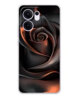 Чохол для OPPO A5x 5G з картинкою «Шовкова чорна троянда» Чохол для OPPO A5x 5G з картинкою «Шовкова чорна троянда»