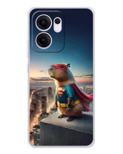 Чохол для OPPO A5x 5G з картинкою «Капі-мен супергерой»