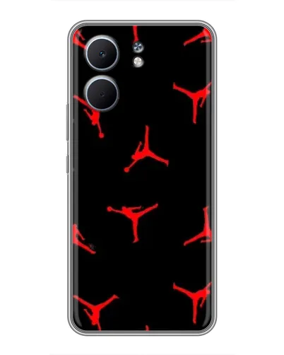 Чехол для OPPO A5x с картинкой «Jordan Red Pattern» Чехол для OPPO A5x с картинкой «Jordan Red Pattern»