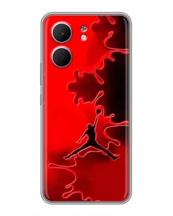 Чехол для OPPO A5x с картинкой «Jordan Red Smoke» Чехол для OPPO A5x с картинкой «Jordan Red Smoke»