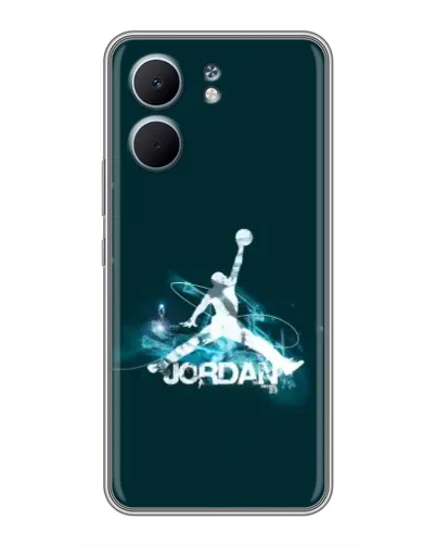 Чехол для OPPO A5x с картинкой «Jordan Blue Fire» Чехол для OPPO A5x с картинкой «Jordan Blue Fire»