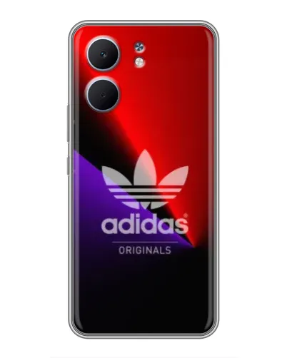 Чехол для OPPO A5x с картинкой «Adidas Red Neon»