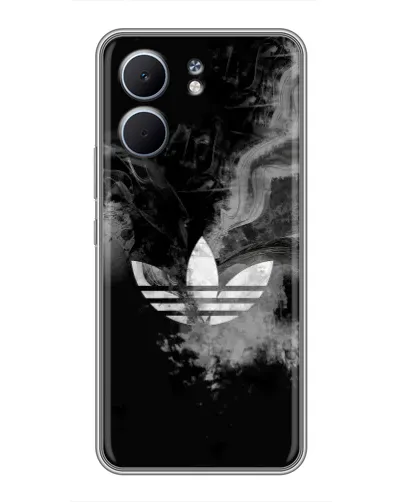 Чехол для OPPO A5x с картинкой «Абстрактный дым Adidas»