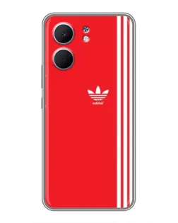 Чехол для OPPO A5x с картинкой «Красный минимализм Adidas» Чехол для OPPO A5x с картинкой «Красный минимализм Adidas»
