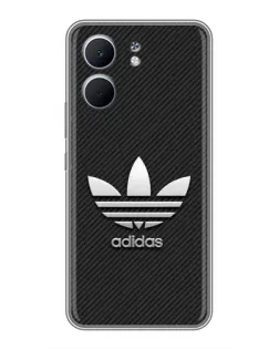 Чехол для OPPO A5x с картинкой «Adidas Карбоновая текстура»